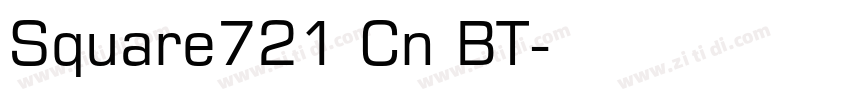 Square721 Cn BT字体转换